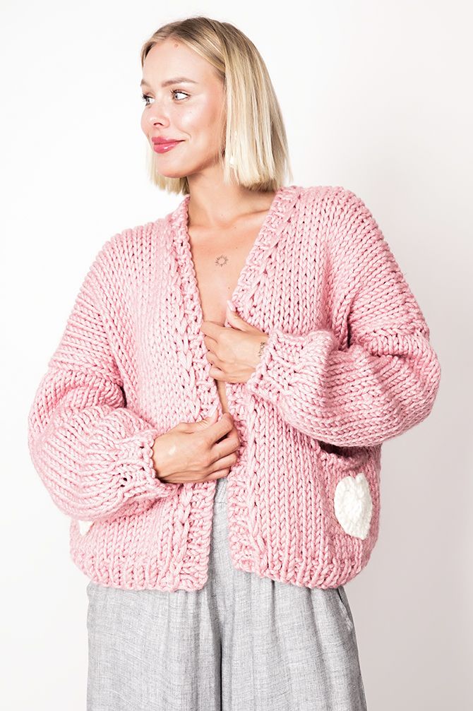 Sweter HAND MADE Heart