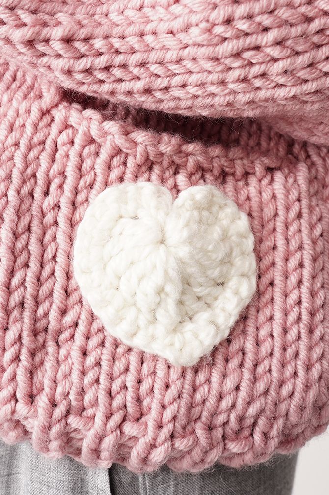 Sweter HAND MADE Heart