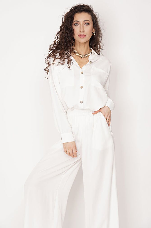 Wide Tencel Trousers