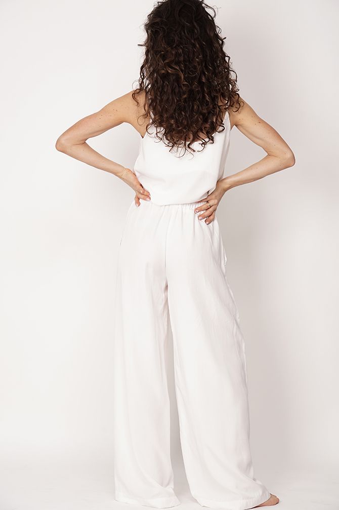 Wide Tencel Trousers