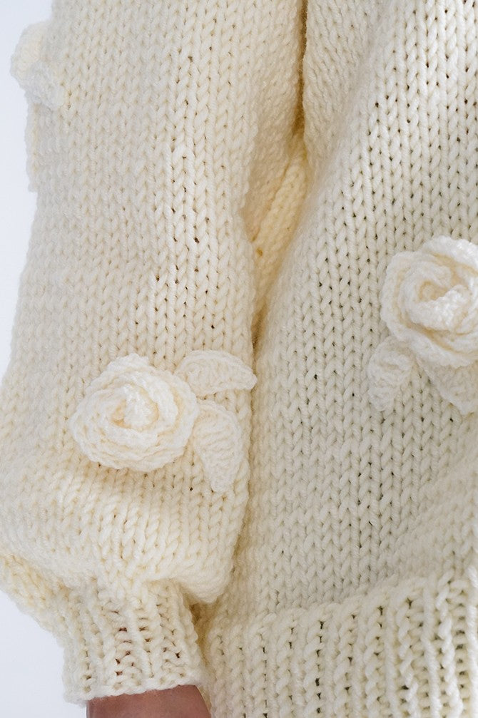Sweter HAND MADE Rose