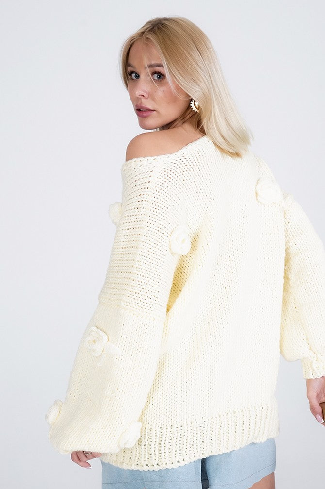 Sweter HAND MADE Rose