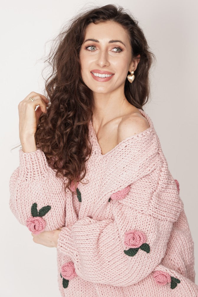 HANDMADE Rose Sweater