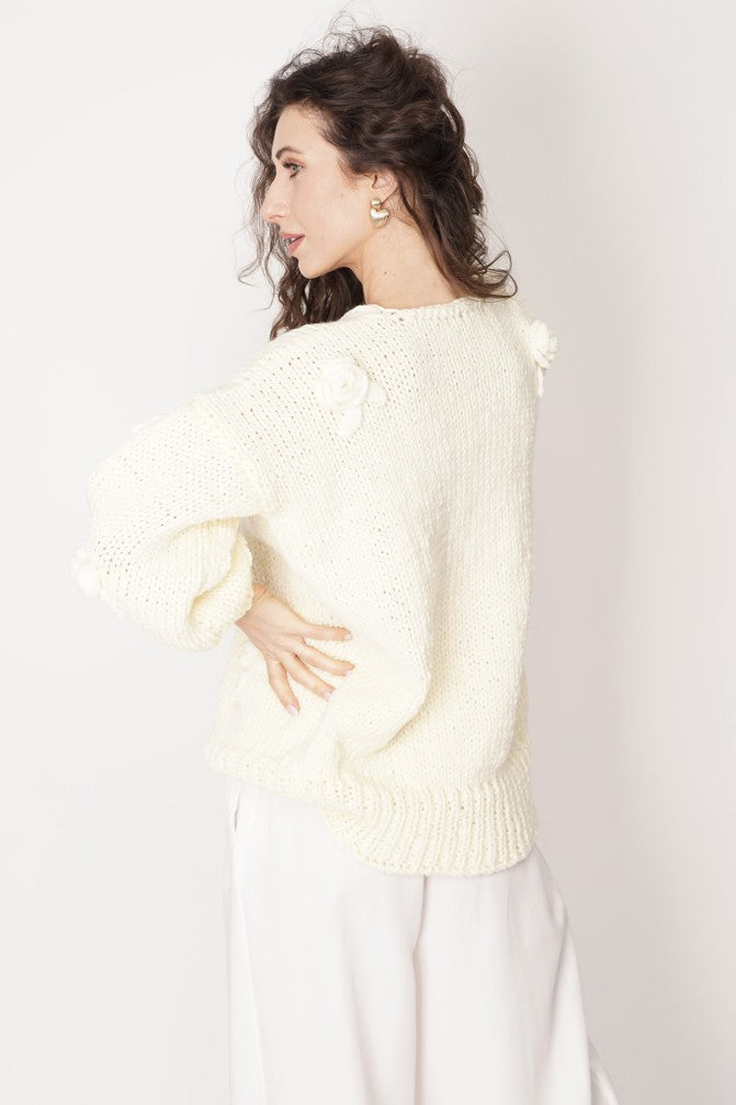 Sweter HAND MADE Rose