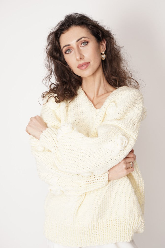 Sweter HAND MADE Rose