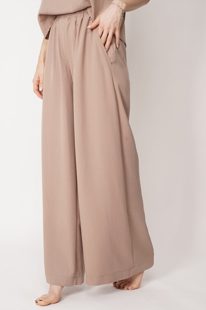 Wide Tencel Trousers