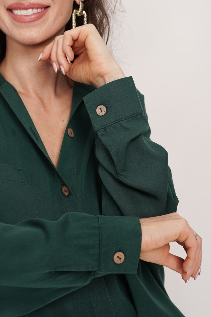 Oversized Tencel Shirt