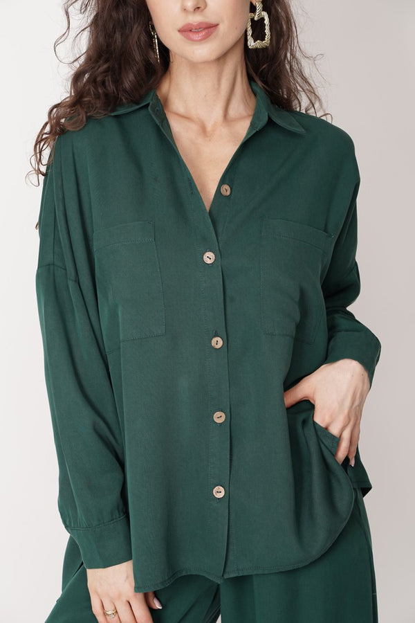 Oversized Tencel Shirt