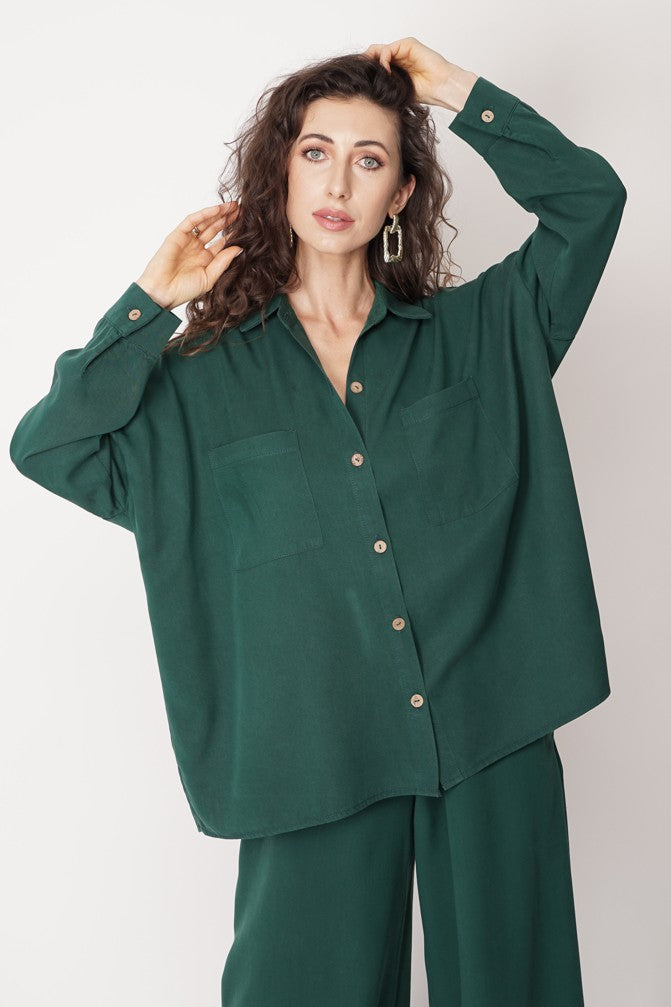 Oversized Tencel Shirt