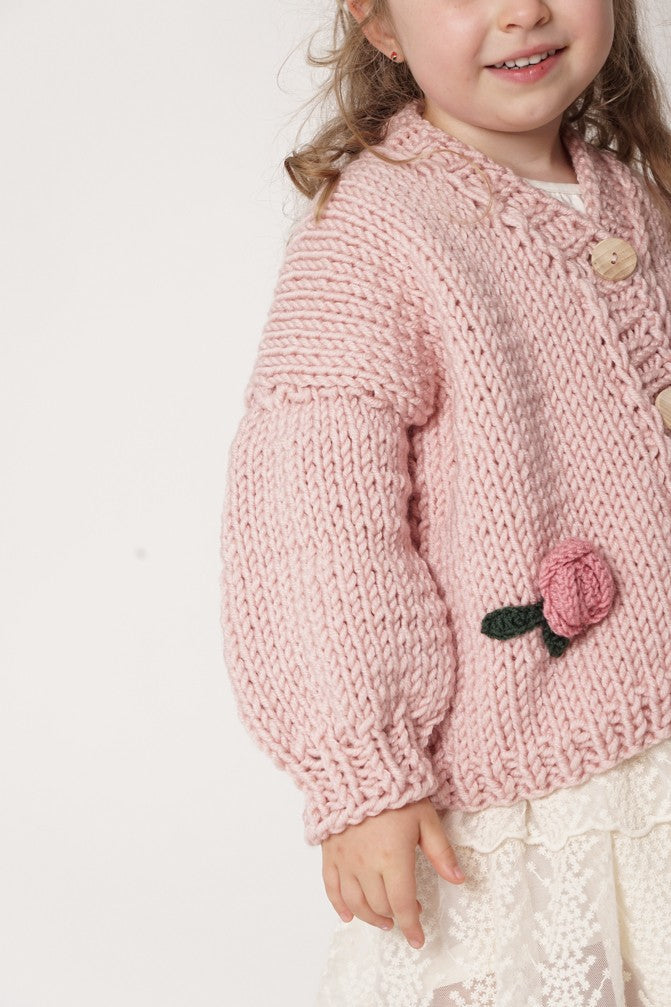 Sweter HAND MADE Rose PETIT