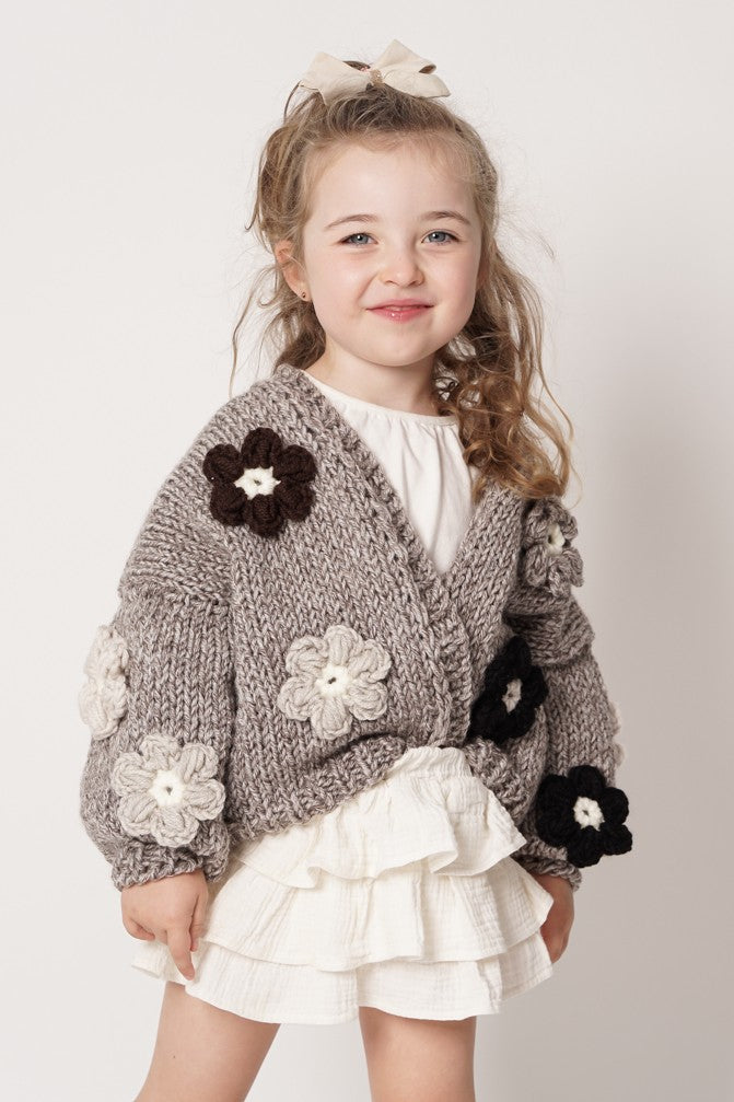 HAND MADE Flower PETIT Sweater