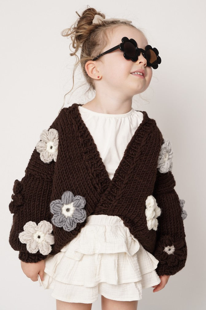 HAND MADE Flower PETIT Sweater