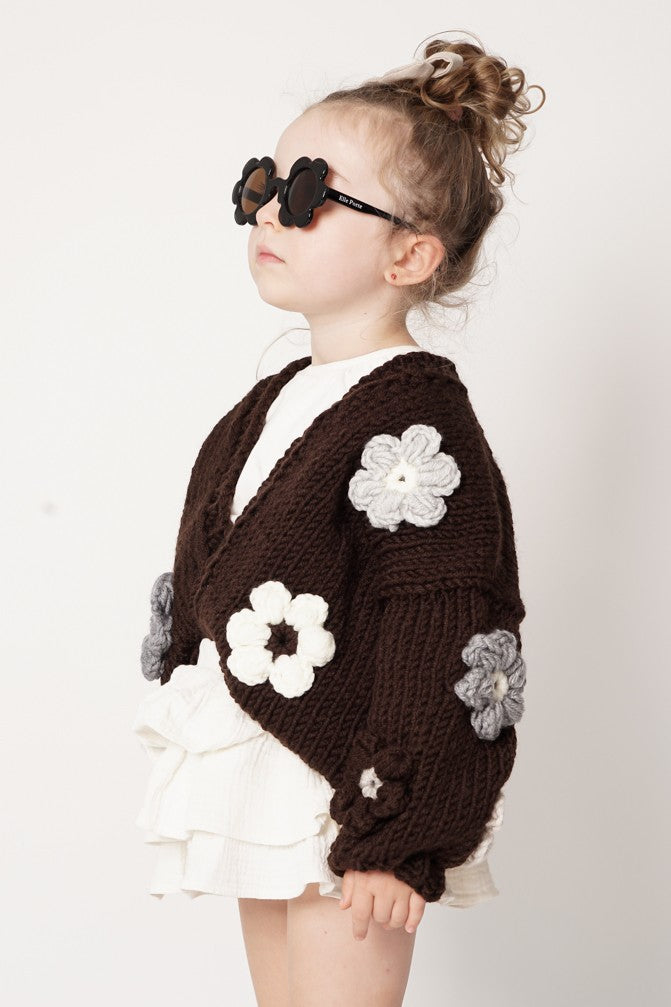 HAND MADE Flower PETIT Sweater