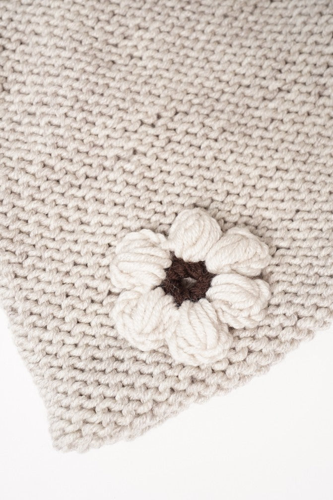 HAND MADE Flower Scarf