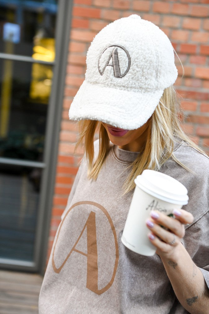 Bouclé Baseball Cap