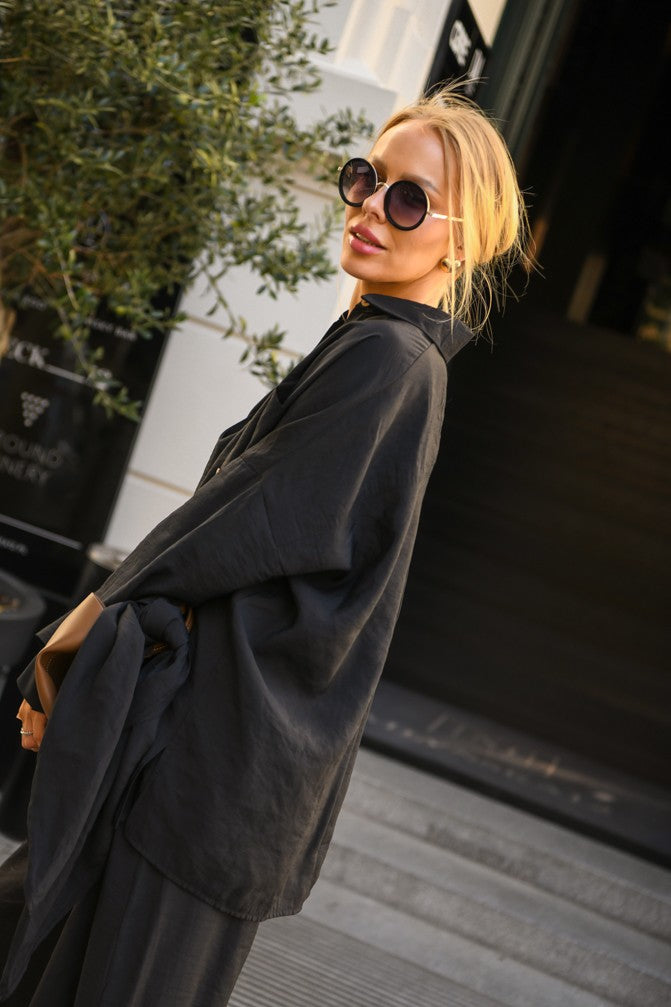 Wide Tencel Trousers