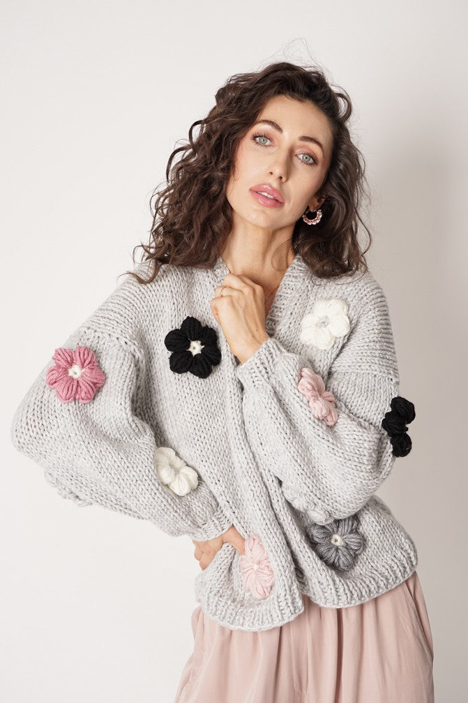 Sweter HAND MADE Flower