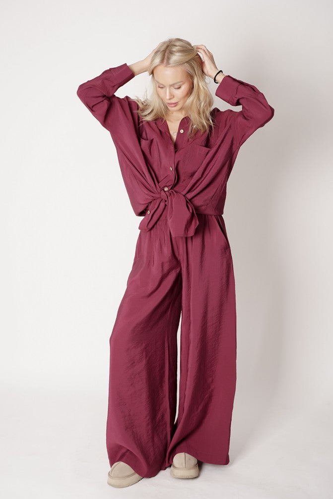 Wide Tencel Trousers