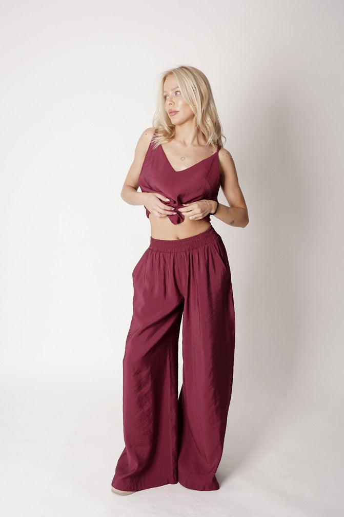 Wide Tencel Trousers