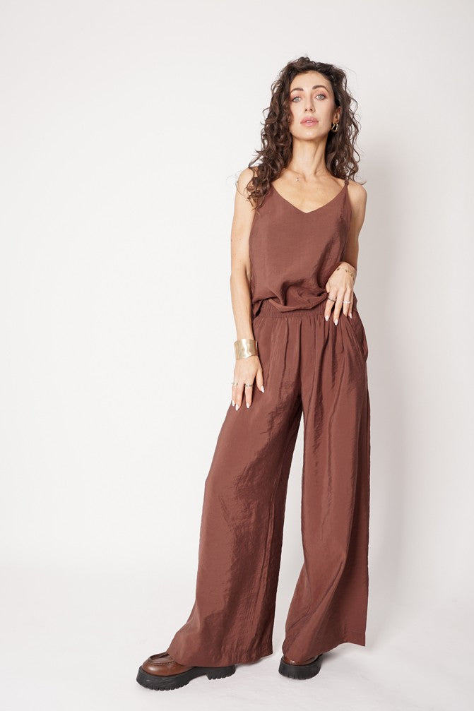 Wide Tencel Trousers