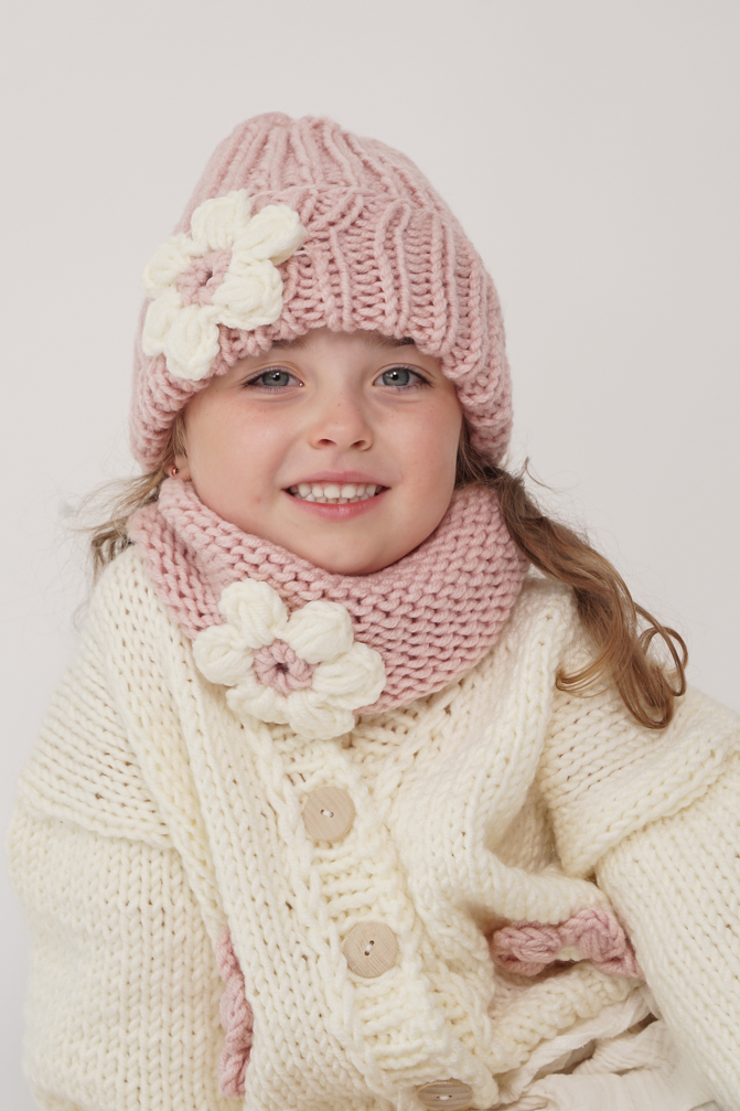 HAND MADE Petit Flower Scarf