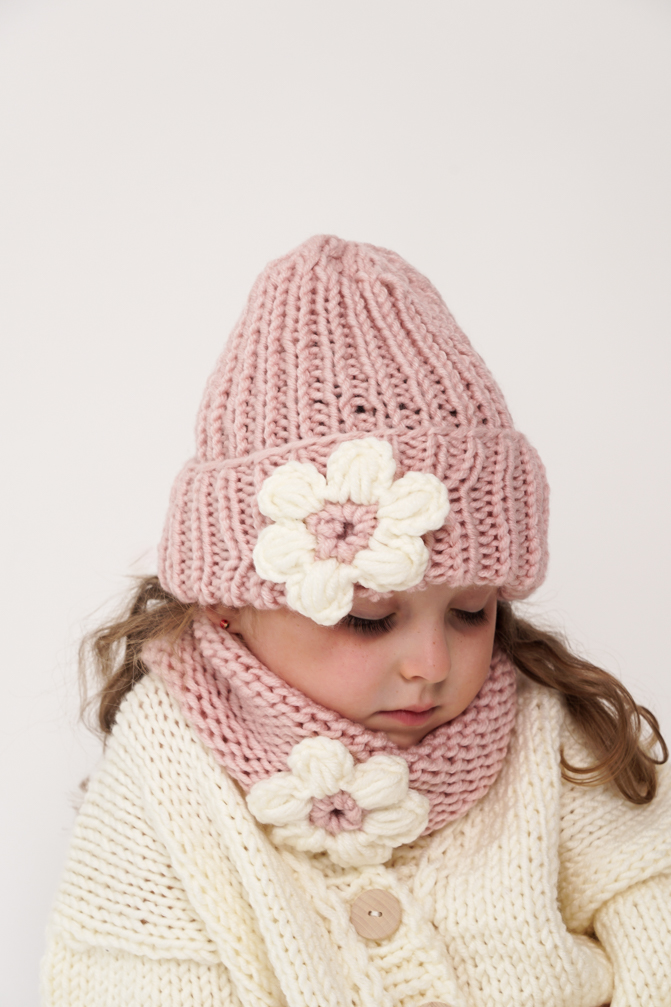 HAND MADE Petit Flower Scarf