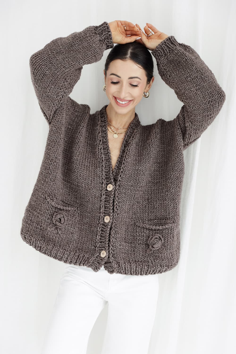Sweter HAND MADE IRIS