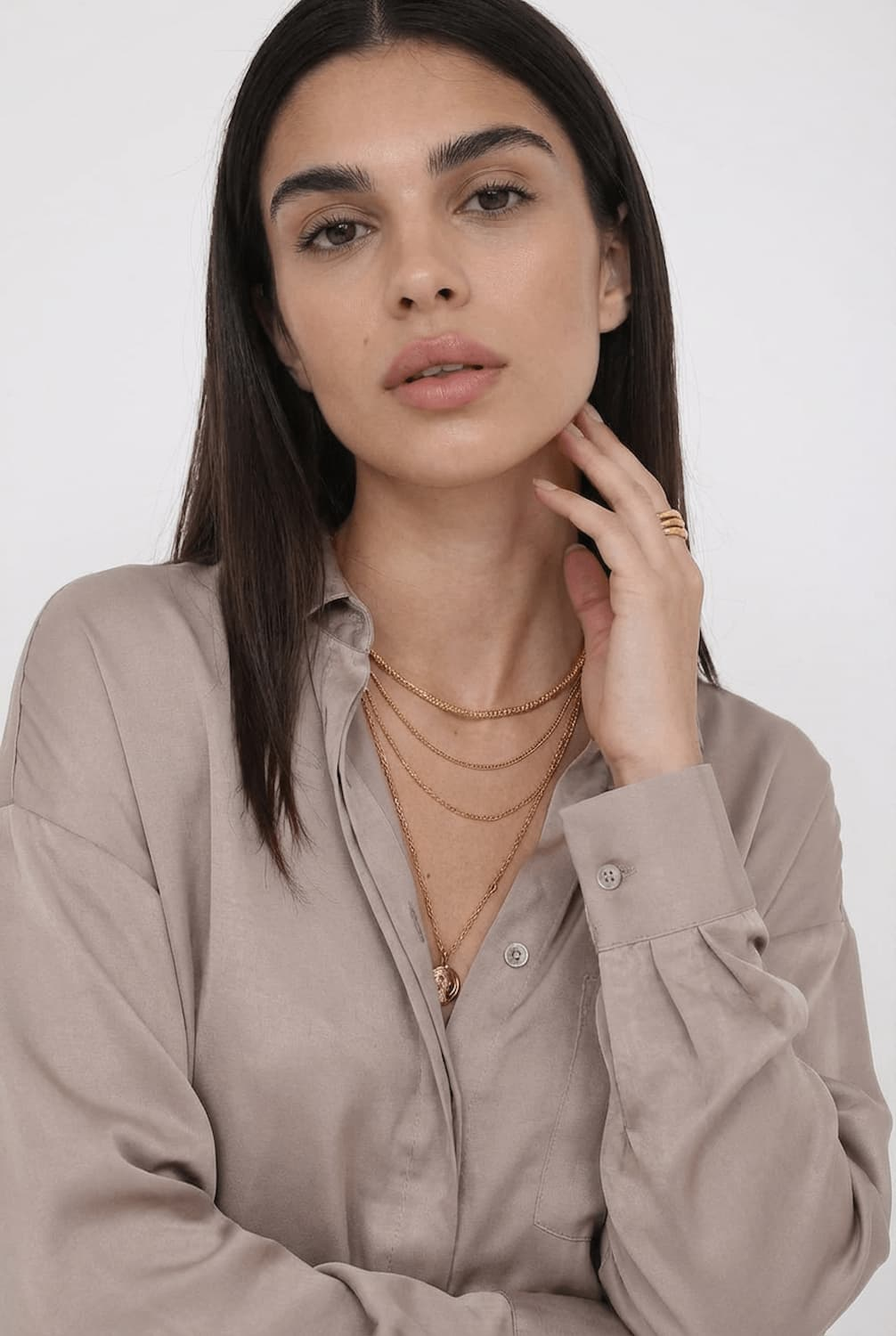Long Lyocell Shirt