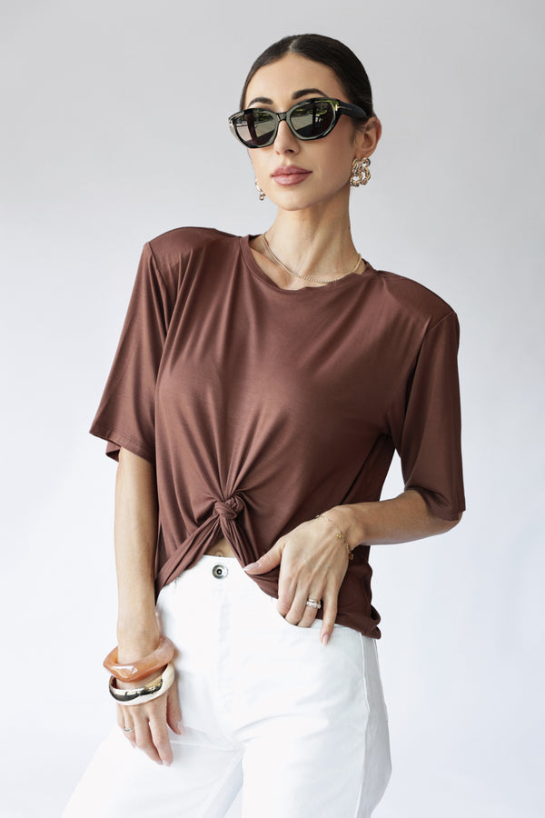 T-shirt Rosa z dzianiny bambusowej
