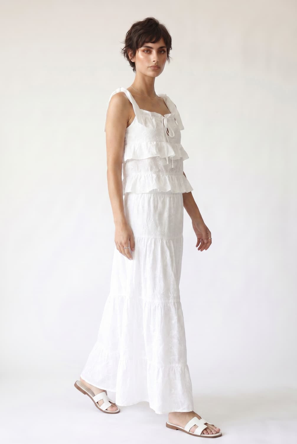 Spódnica bawełniana maxi Siena