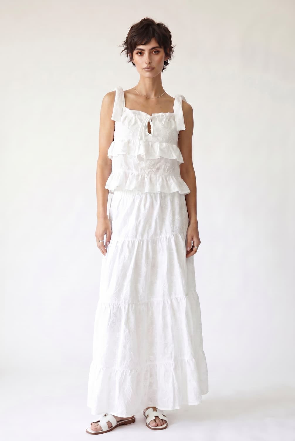 Spódnica bawełniana maxi Siena