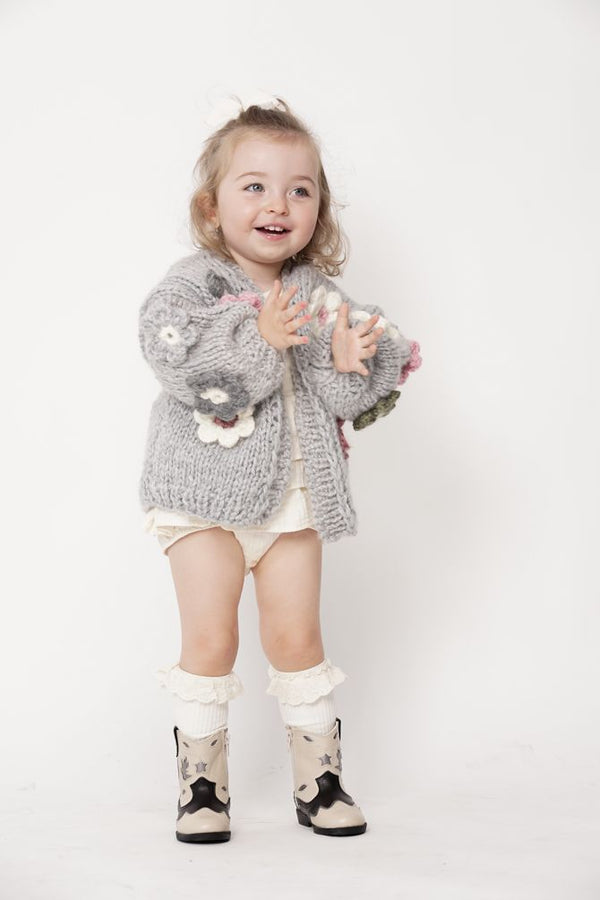 HAND MADE Flower PETIT Sweater
