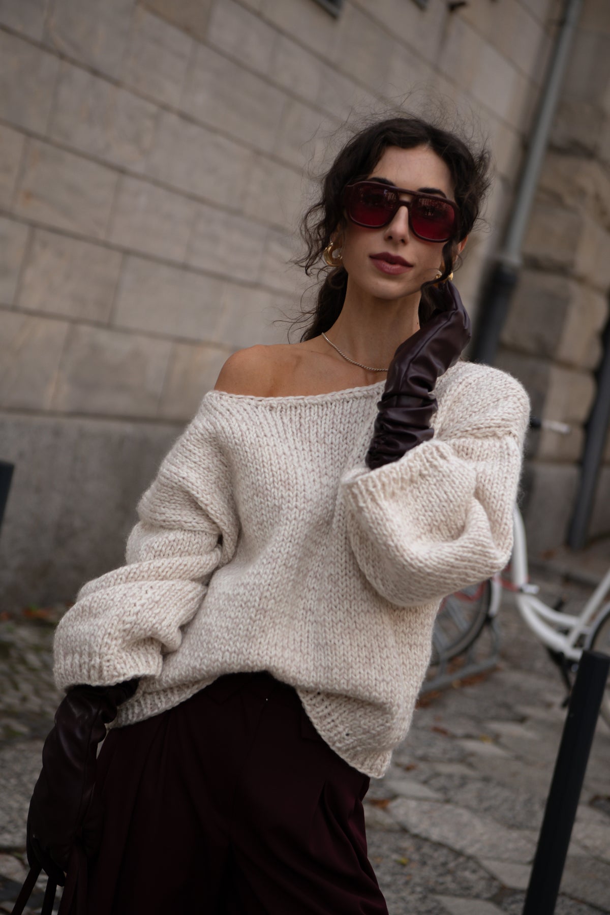 Sweter HAND MADE Daisy