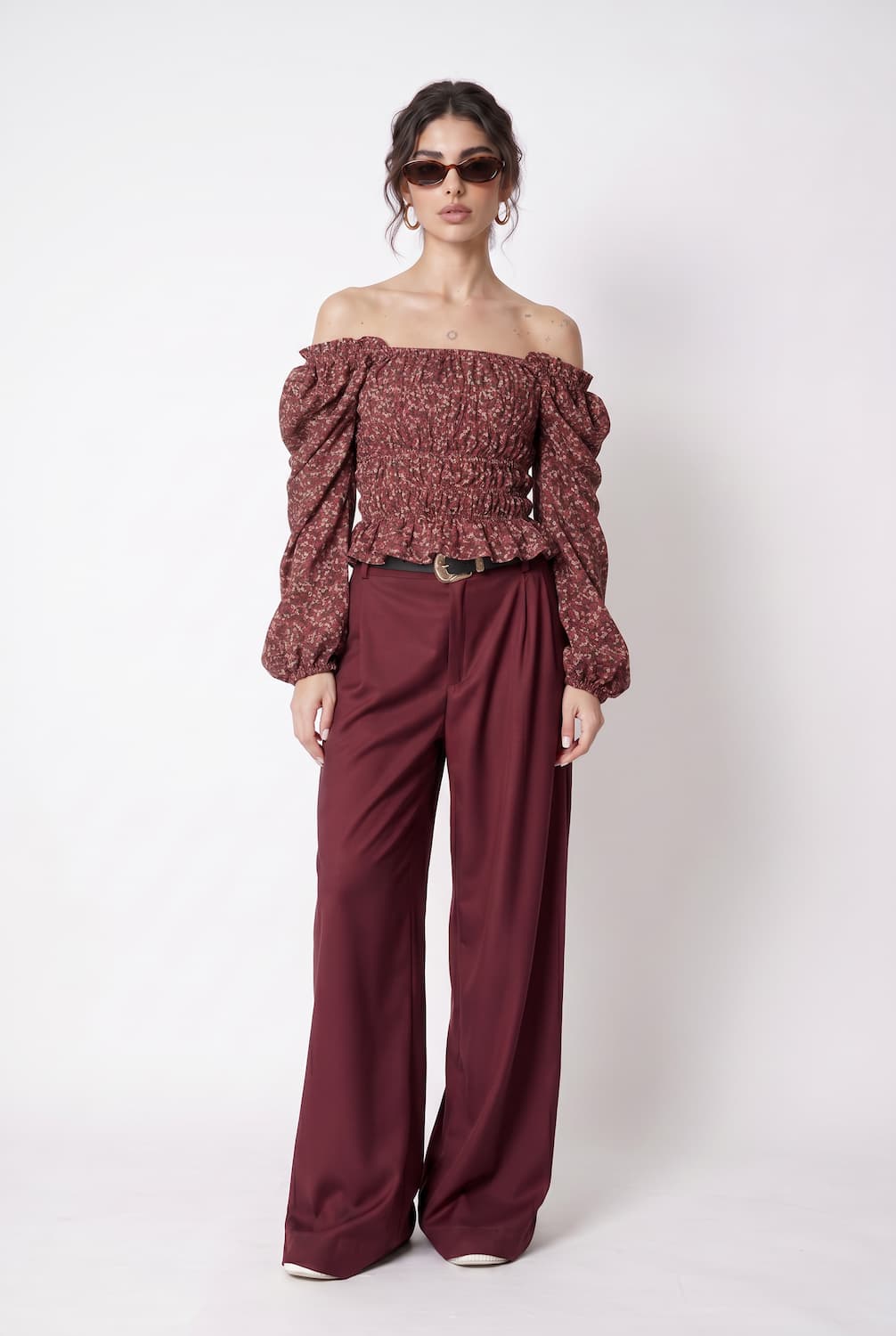 Vintage Blouse with frowning